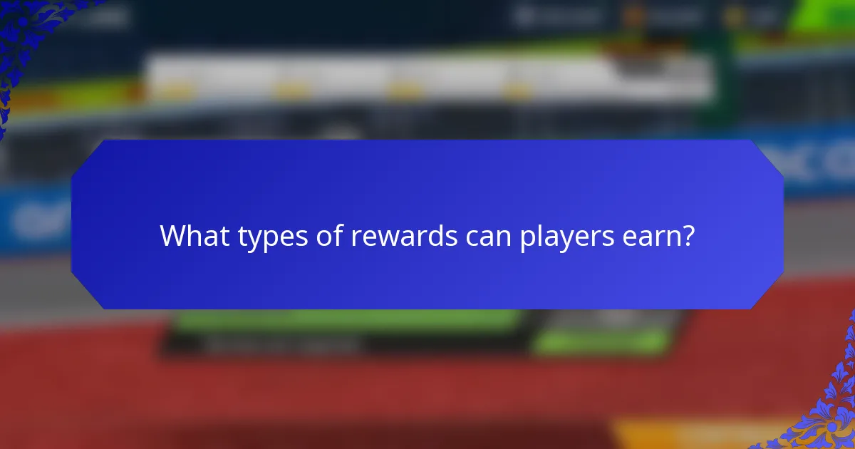 What types of rewards can players earn?